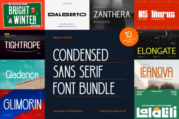 Download Condensed Sans Serif - Sans serif Collection