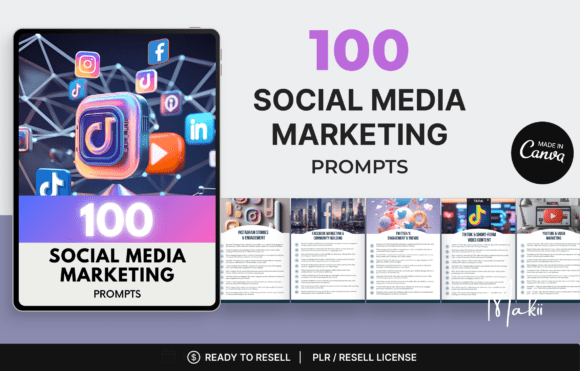 Download 100 ChatGPT Prompts for Social Media - Social media Collection