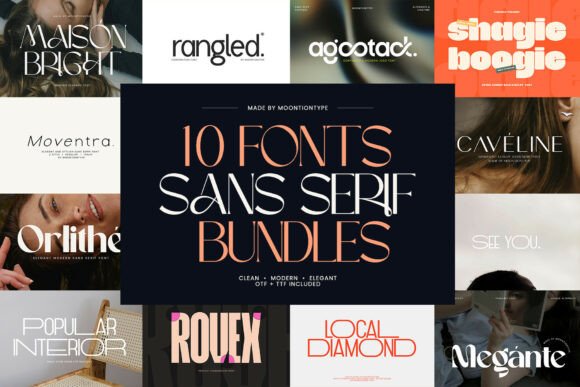 Download Modern Sans Serif Bundles - Sans serif Collection