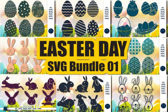 Download Paper Cut Easter Egg Element SVG Bundle - Premium Resources
